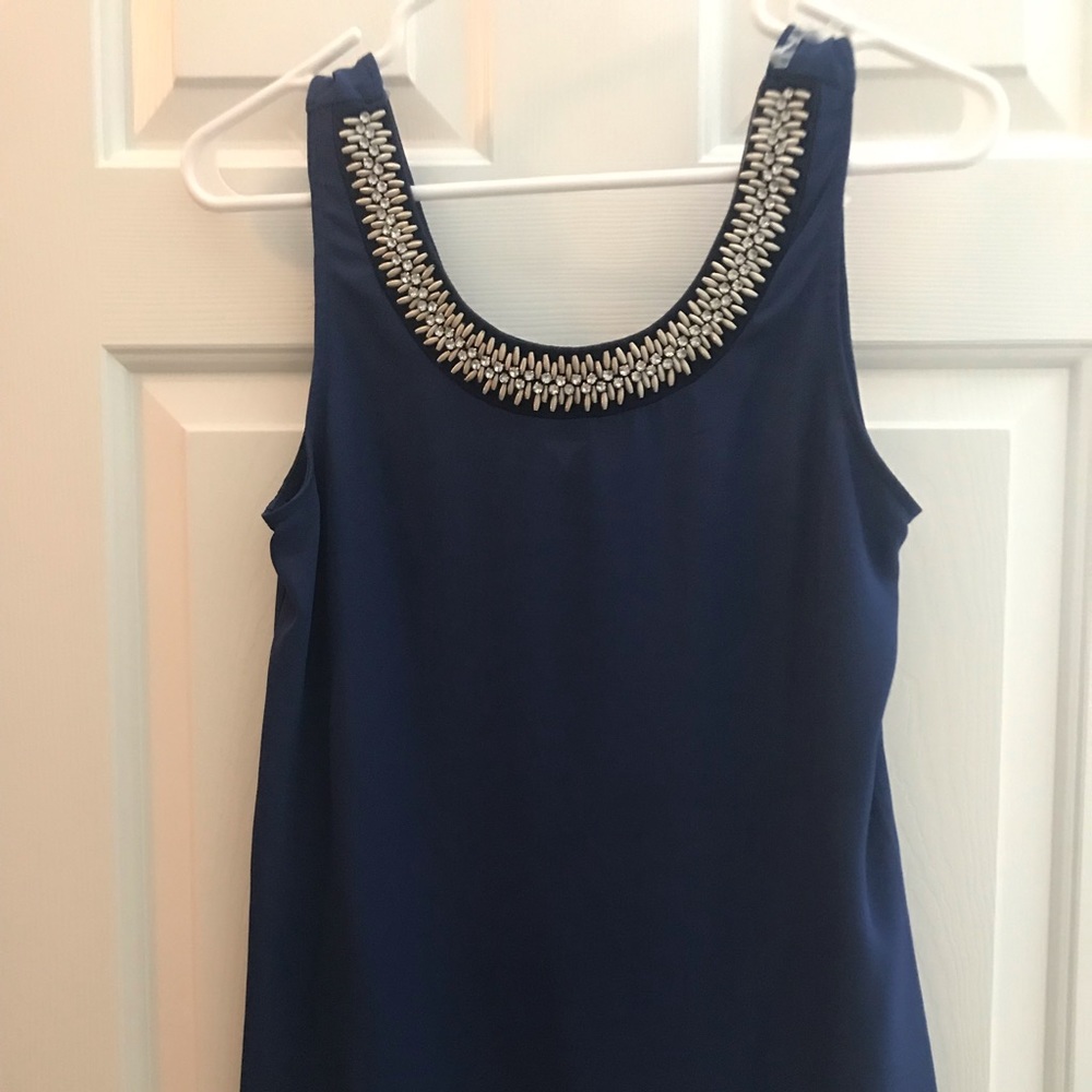 Blue tank